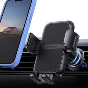 Brand New Wider Clamp&Metal Hook Air Vent Cell Phone Holder Cradle/Black